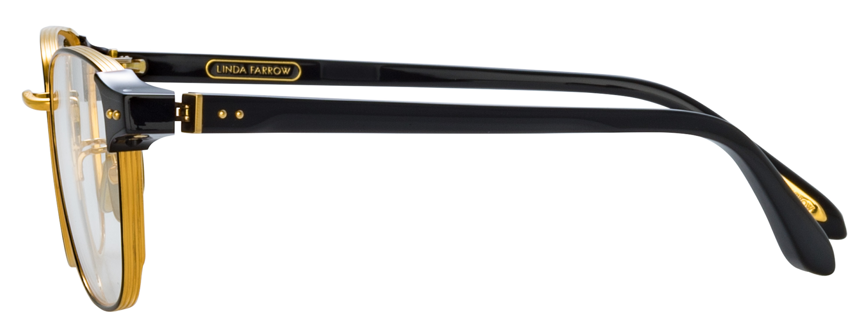 Color_LFL1487C1OPT - Alvar D-Frame Optical in Black Yellow Gold