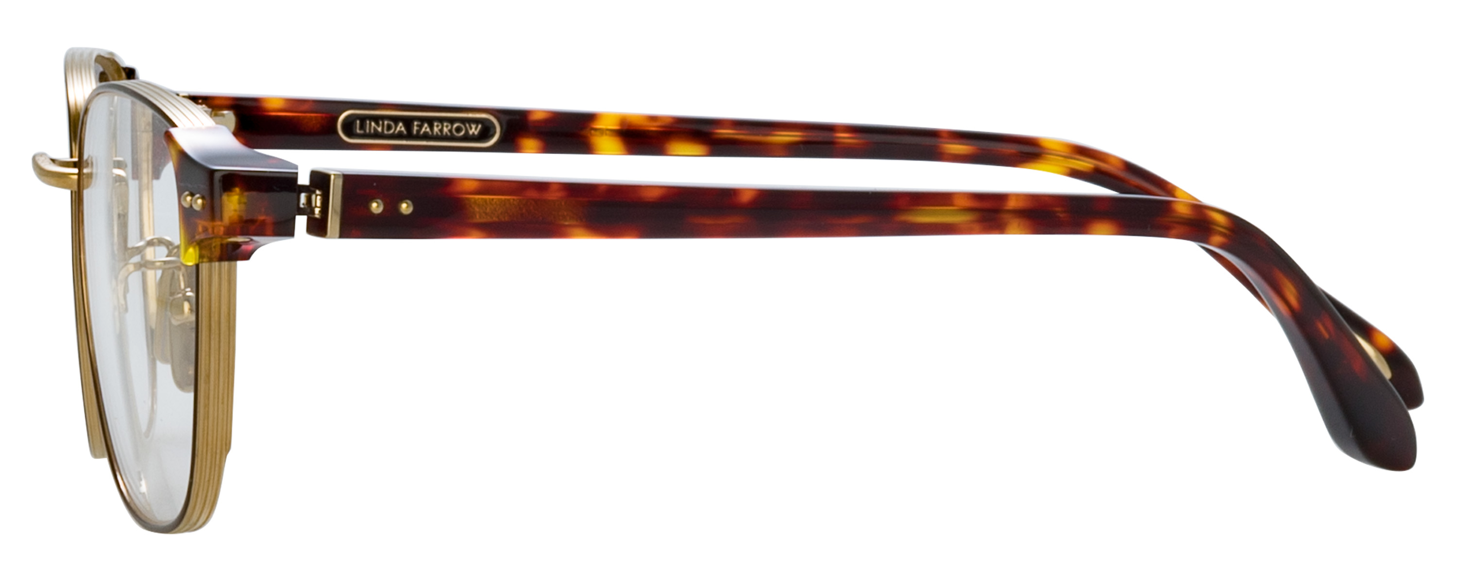 Color_LFL1487C2OPT - Alvar D-Frame Optical in Dark T-Shell and Light Gold