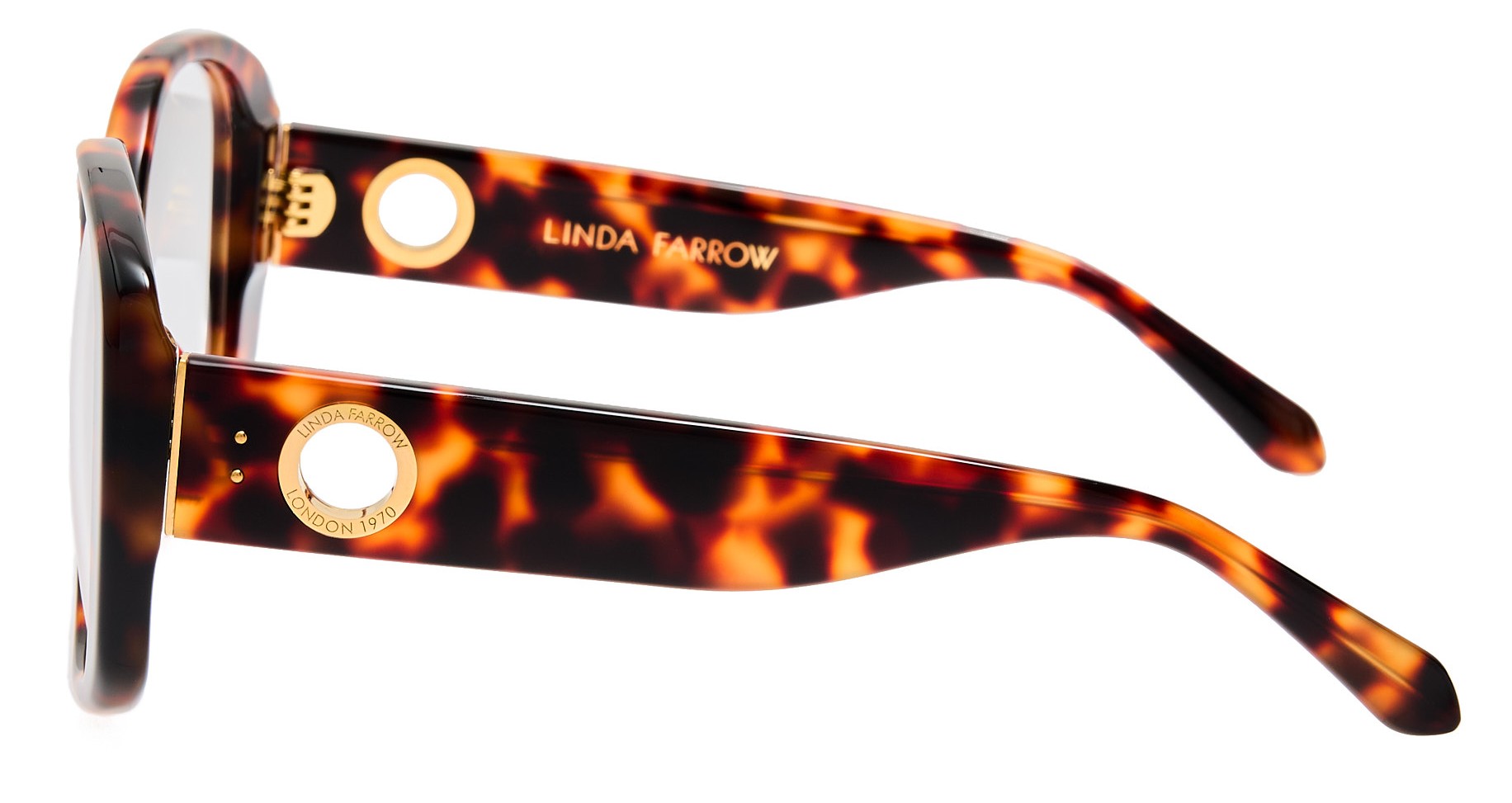 Color_LFL1478C6OPT - Venus Oversized Optical Frame in Dark T-Shel Yellow Gold