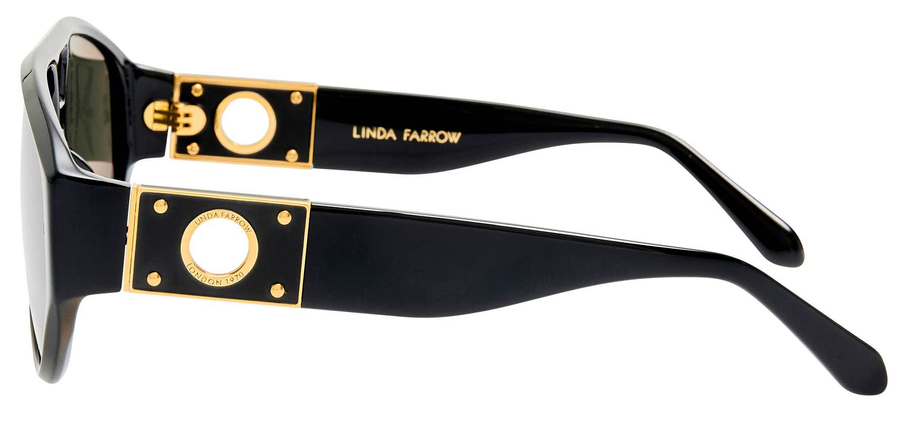 Color_LFL1652C1SUN - Portia Aviator Frame Sunglasses in Black and Grey