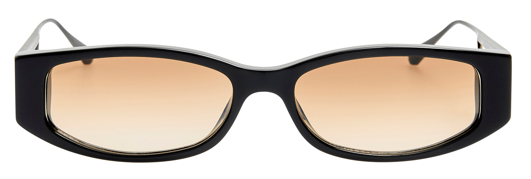 Color_LFL1649C3SUN - Susie Oval Frame Sunglasses in Black and Mocha Grad