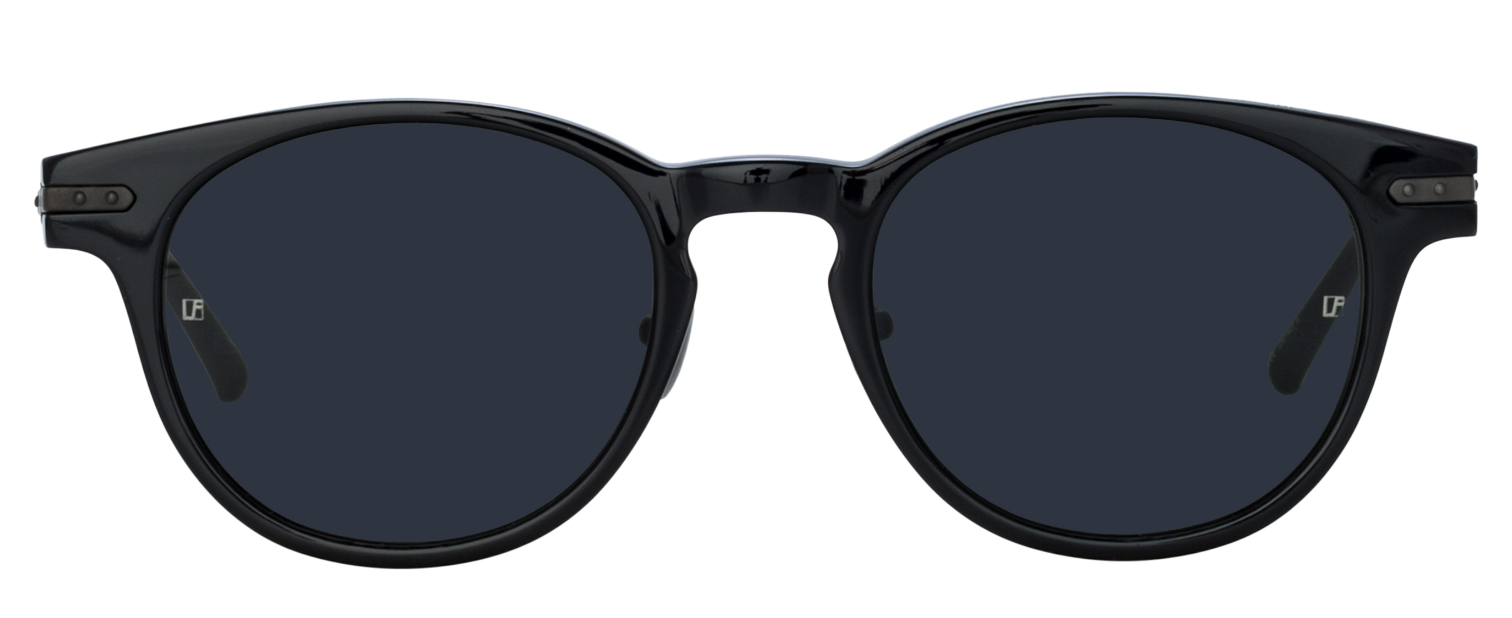 Color_LF25AC17SUN - Linda Farrow D-Frame in Black Sunglases