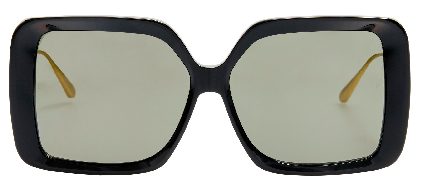 Color_LFL1642C1SUN - Macy Oversized Frame Sunglasses in Black and Grey