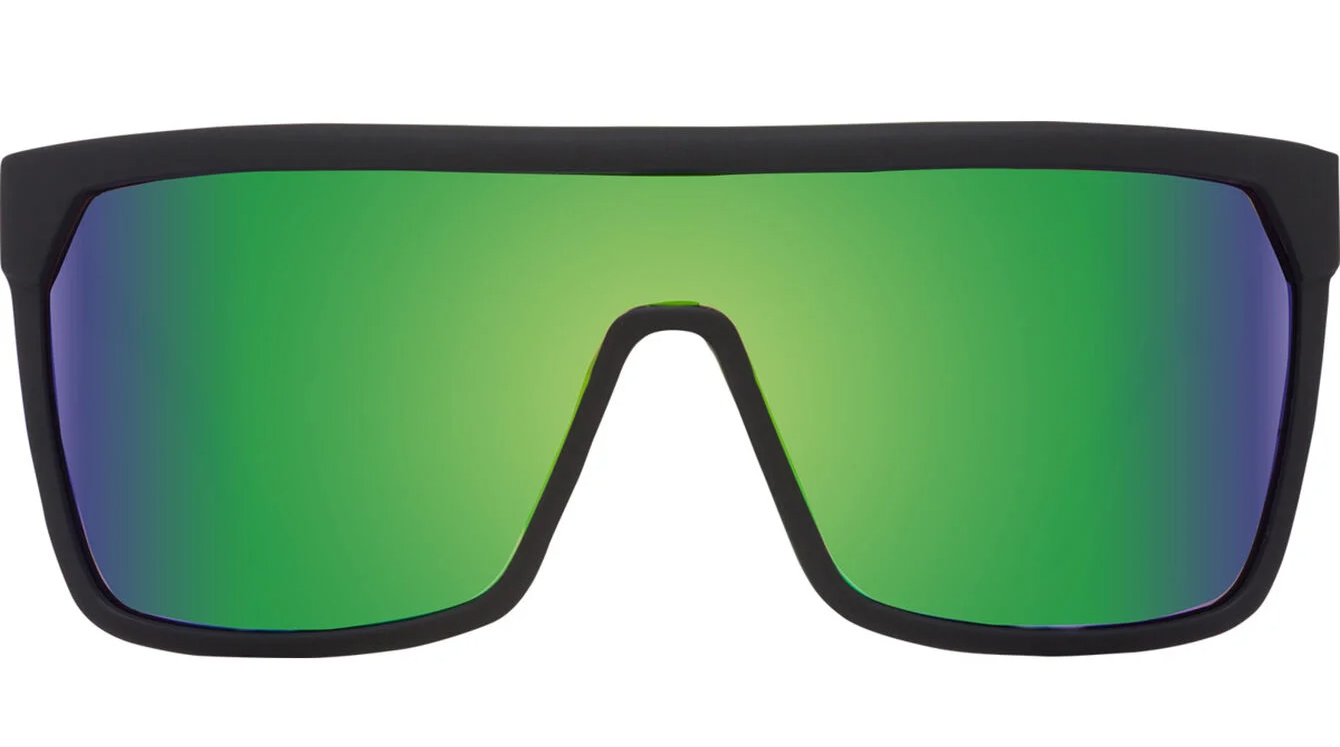 Color_670323374225 - Matte Black - Happy Bronze with Green Spectra Mirror