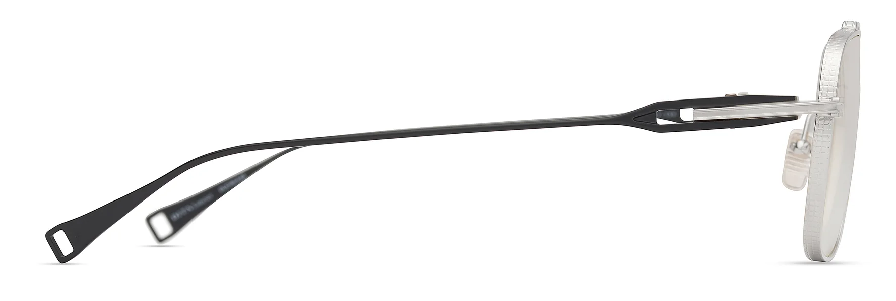 Color_DLX140-A-03 - Shiny Silver - Matte Black - Clear Blue Light Filter - Clear