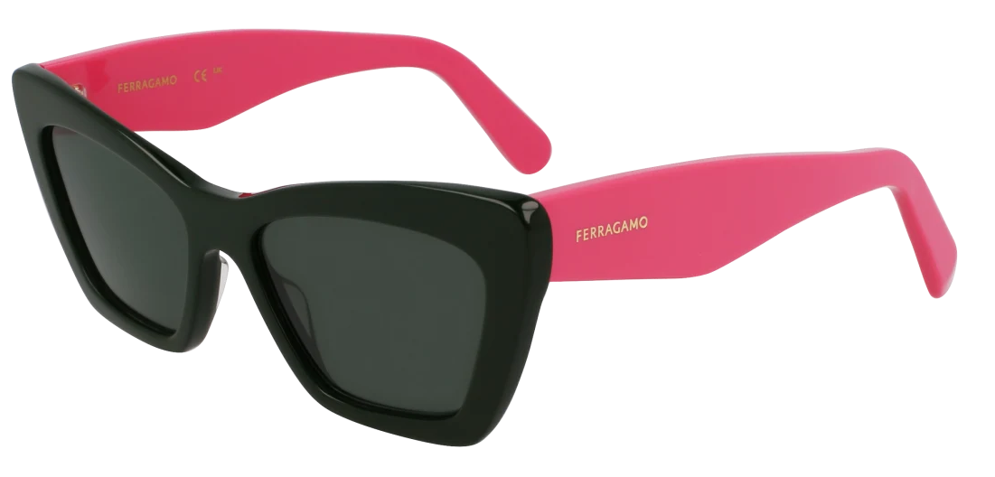 Color_304 - Dark Green / Peonia Pink