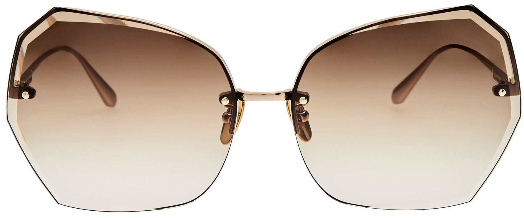 Color_LFL1546C1SUN - Lila Oversized Sunglasses in Light Gold and Mocha