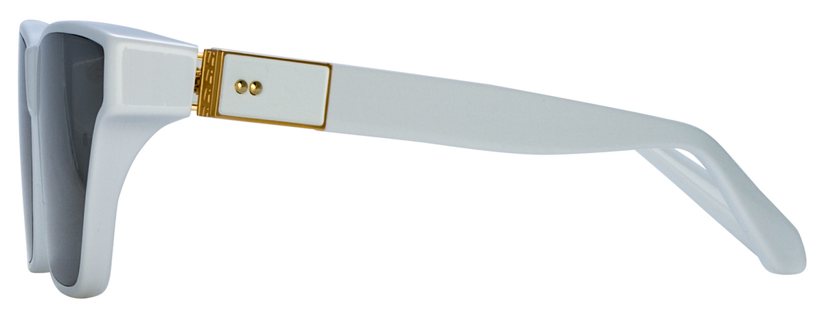 Color_LFL1466C2SUN - Skyler Cat Eye Sunglasses in White and Grey