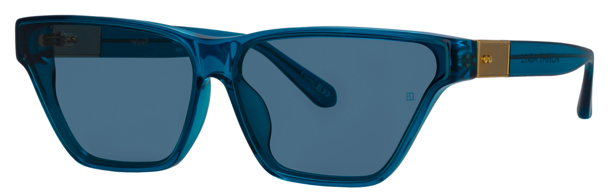 Color_LFL1466C3SUN - Skyler Cat EyeSunglasses in Aqua and Aqua