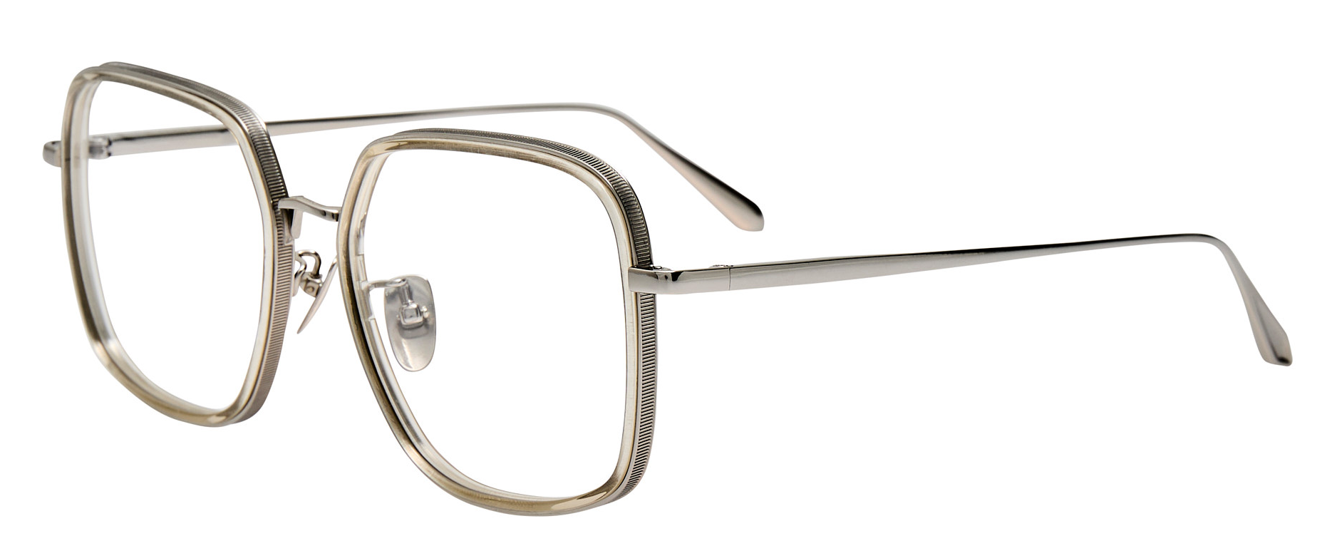 Color_LFL1581C3OPT - Alicia Square Optical Frame in Truffle White Gold