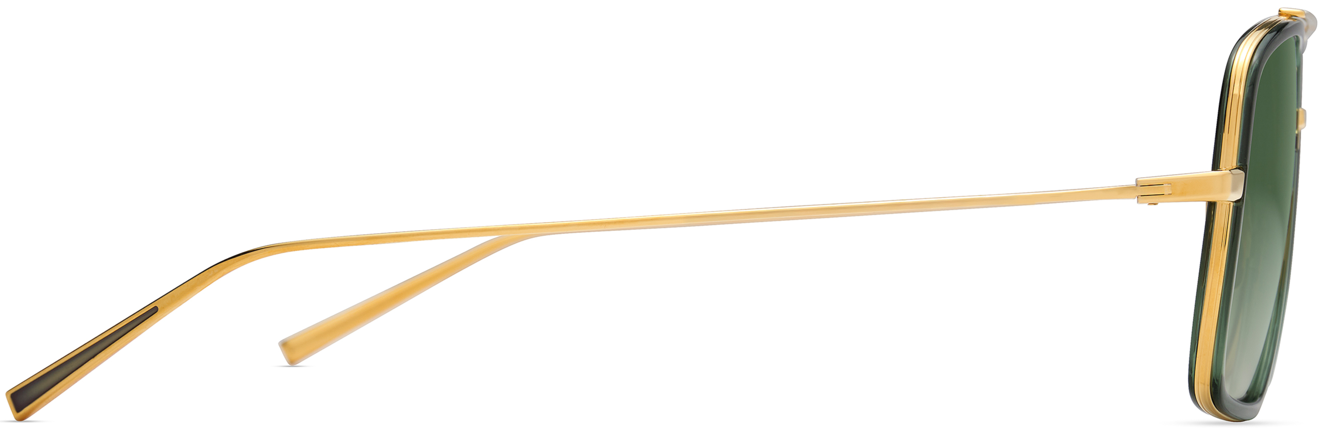 Color_DTS471-A-01 YELLOW GOLD / DARK GREEN TO CLEAR GRADIENT