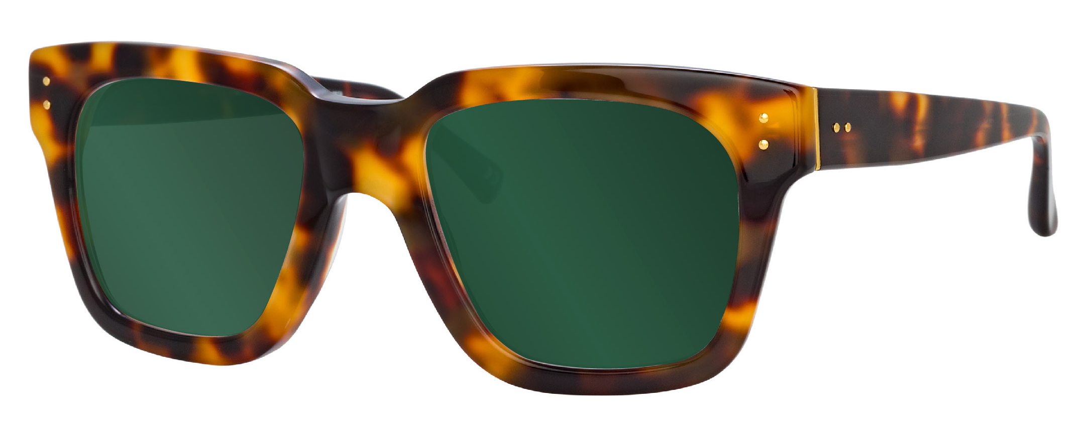 Color_LFLC71C95SUN - Max D-Frame Sunglasses in Tortoise Shell and Green