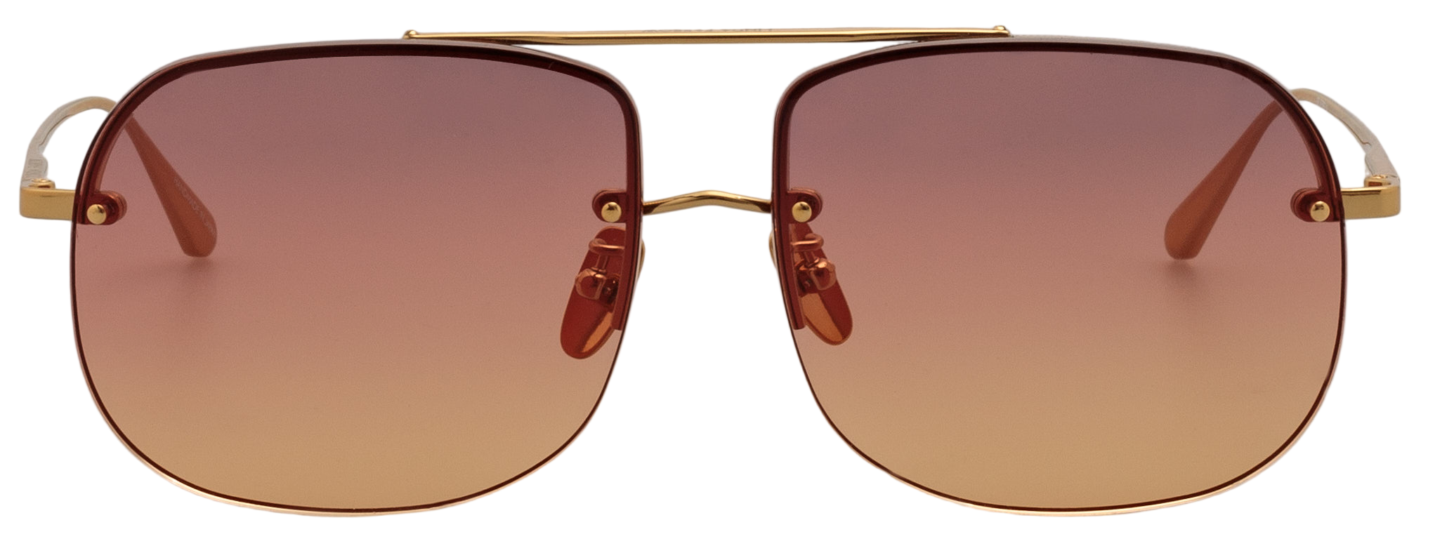 Color_LFL1539C4SUN - Seren Aviator Sunglasses in Yellow Gold and Sunset Grad