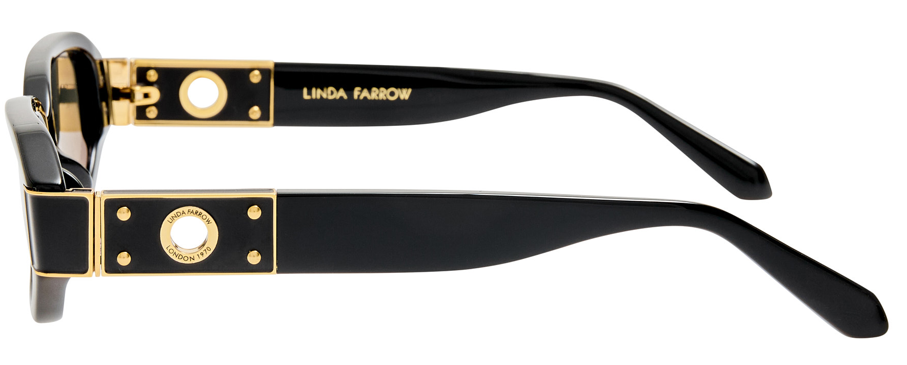 Color_LFL1545C1SUN - Laura Angular Frame Sunglasses Black and Grey