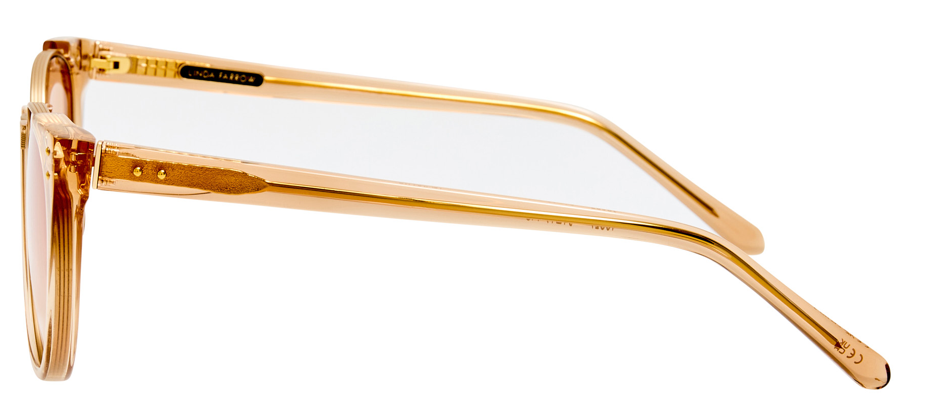 Color_LFL136C62SUN - Iris Oval Frame Sunglasses in Honey and Camel Grad LIMITED EDITION