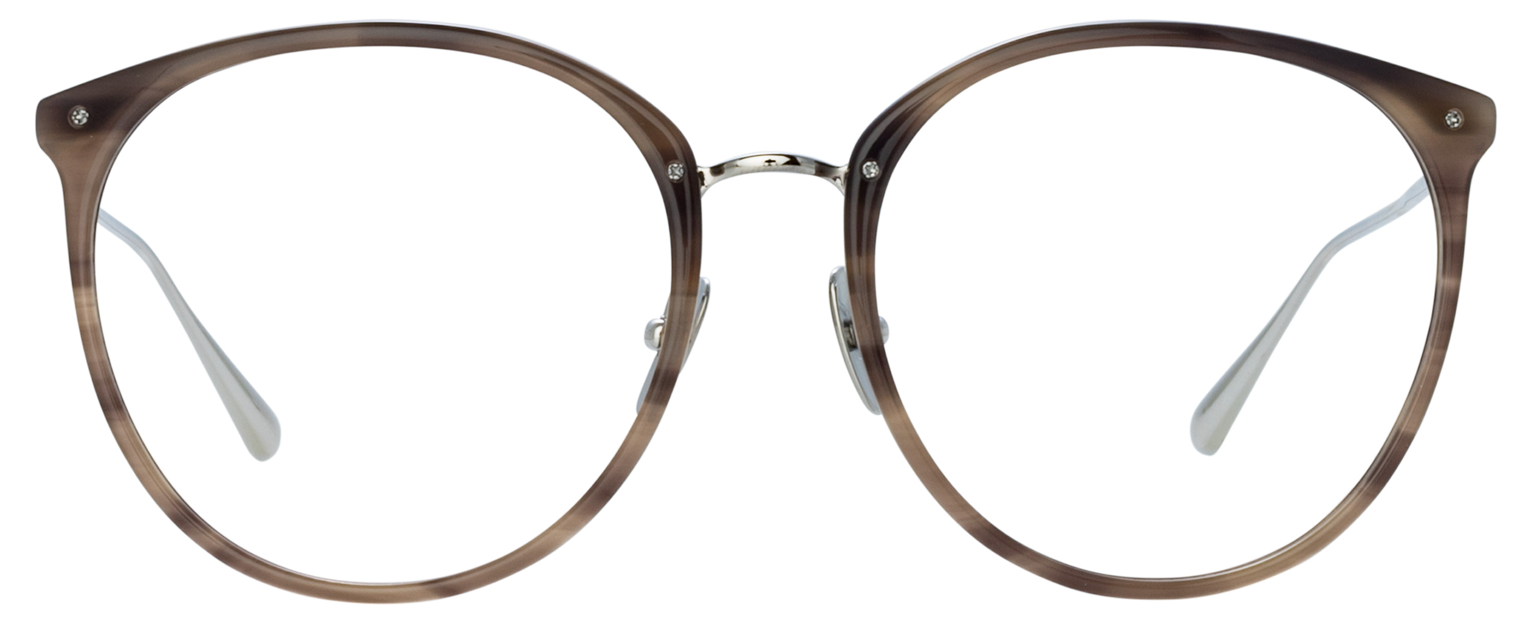Color_LFL747C38OPT - Kings Oval Optical Frame in Grey Horn