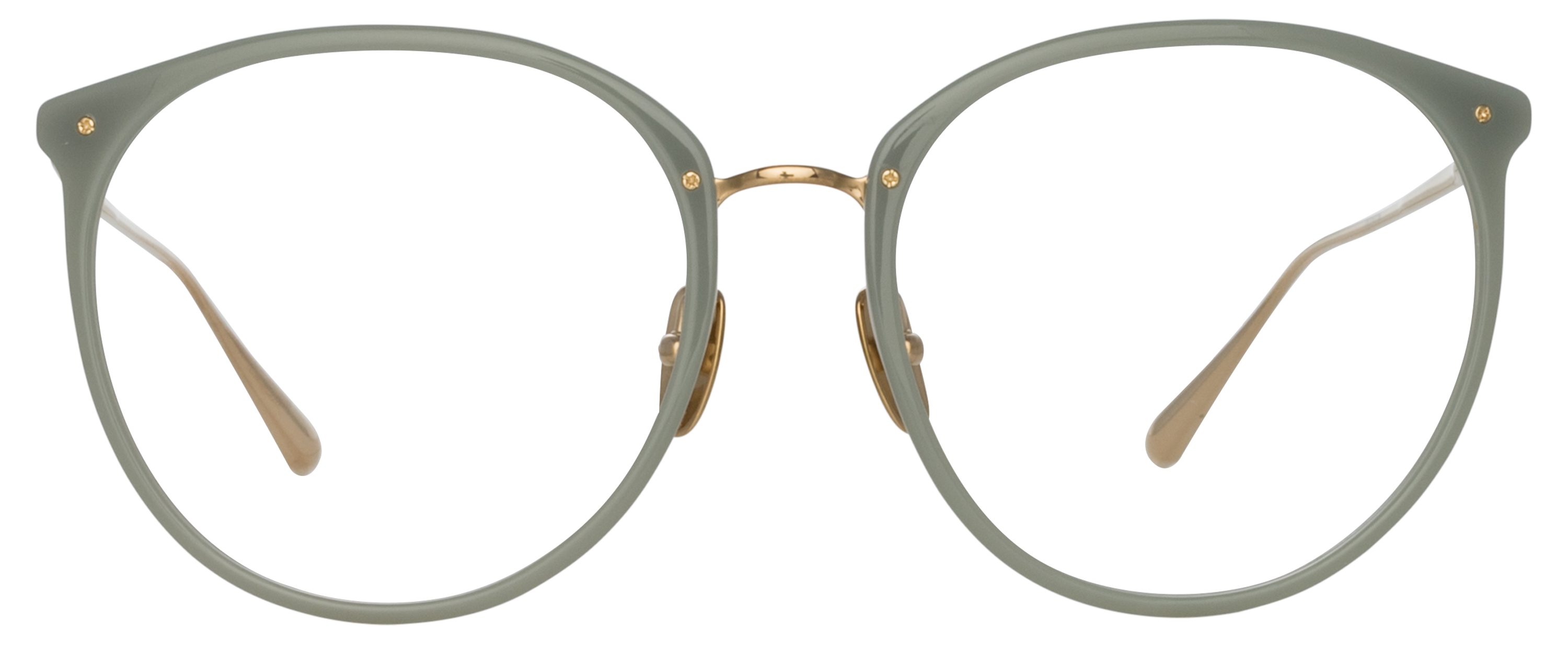 Color_LFL747C36OPT - Kings Oval Optical Frame in Steel Light Gold