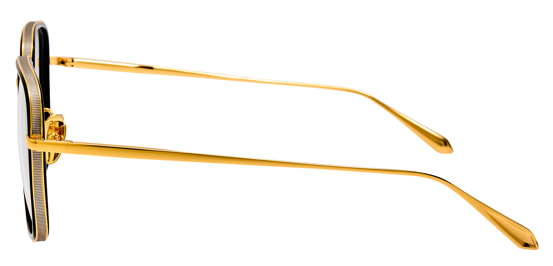 Color_LFL1581C1OPT - Alicia Square Optical Frame in Black Yellow Gold