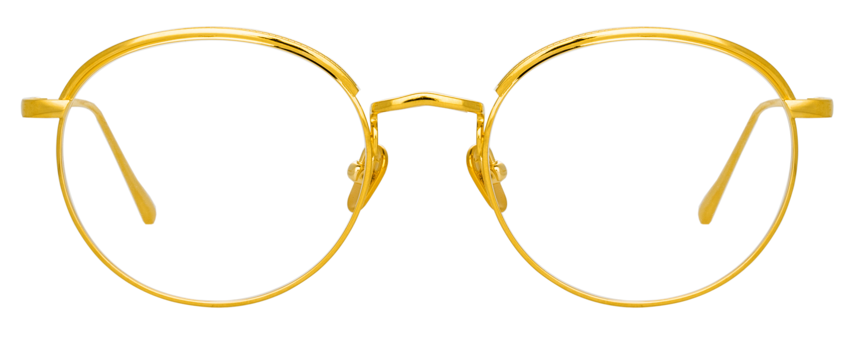 Color_LFL1076C5OPT - Marlon Oval Eyeglasses in Titanium Yellow Gold