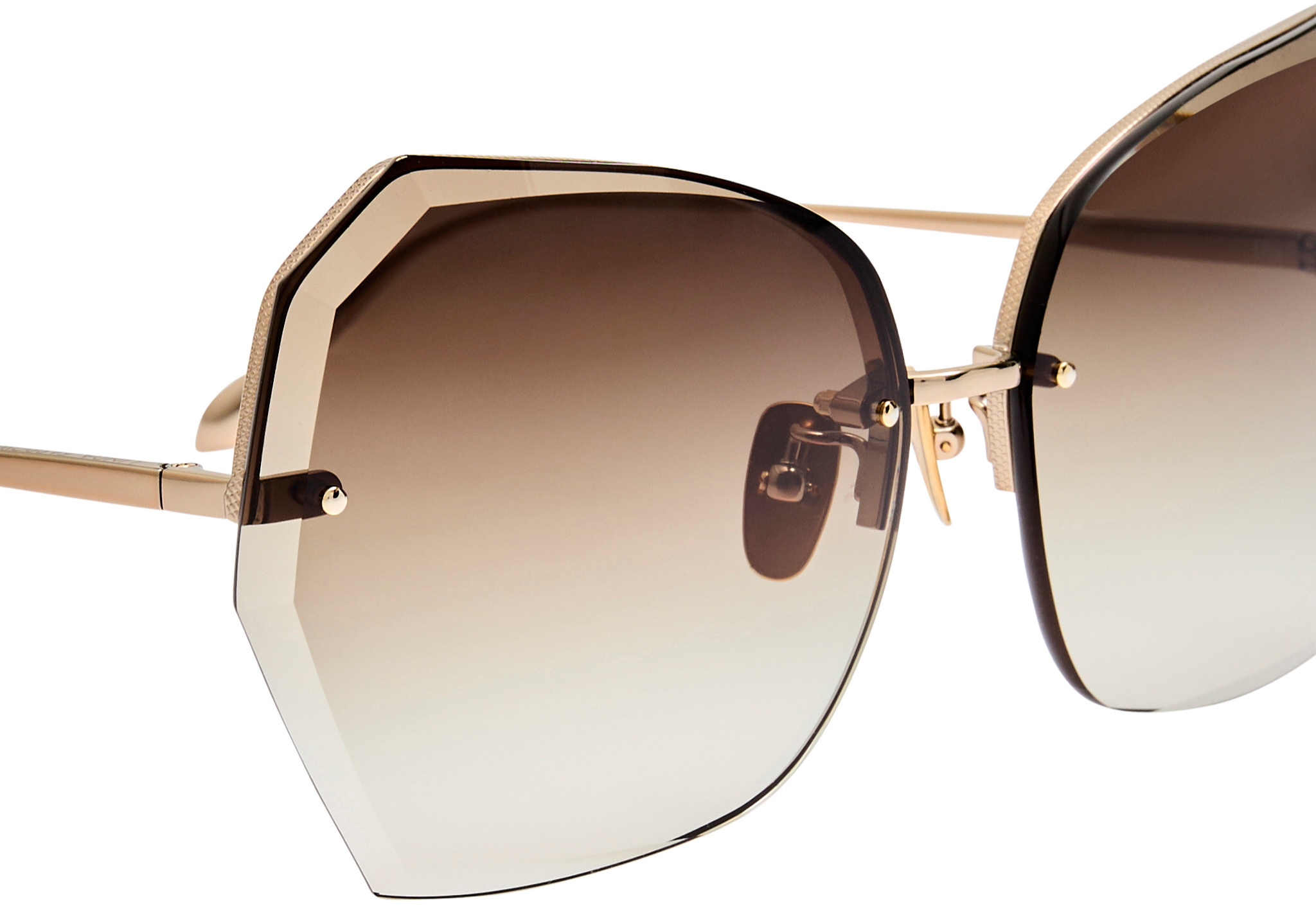 Color_LFL1546C1SUN - Lila Oversized Sunglasses in Light Gold and Mocha