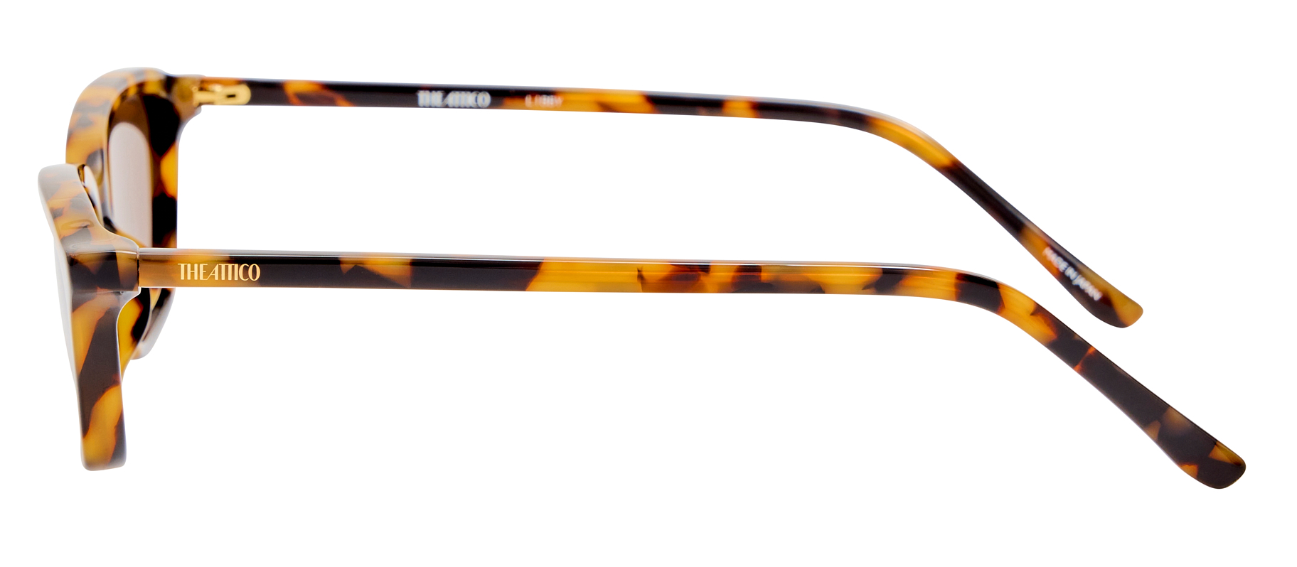Color_ATTICO86C2SUN - The Attico Libby Angular Sunglasses in Tortoise Shell and Brown