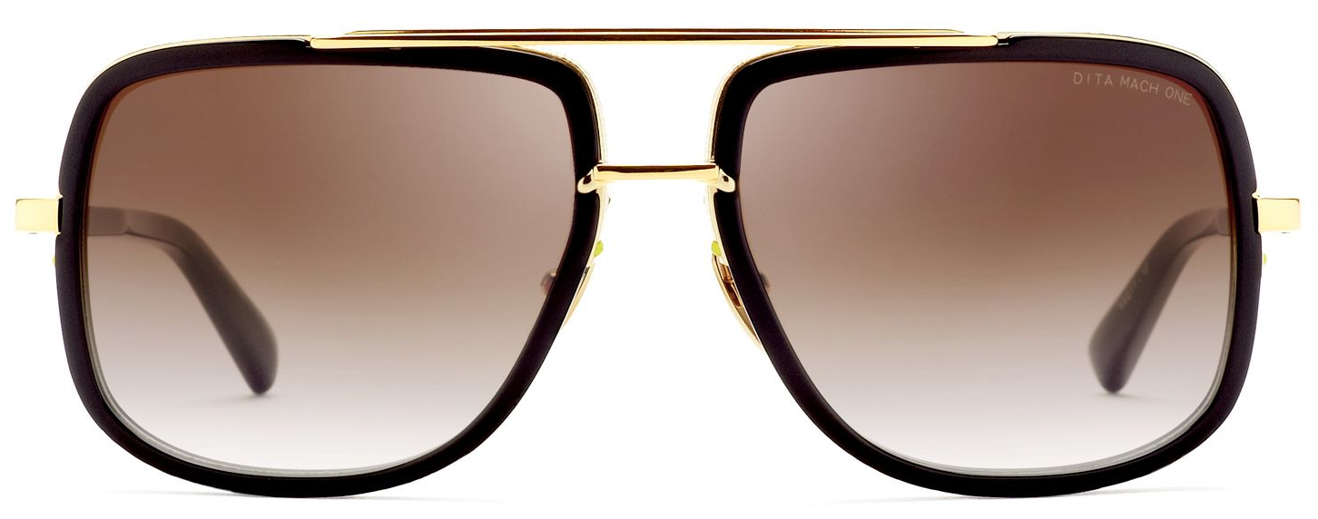 Color_DRX-2030B-59 - Black - Yellow Gold / Brown Gradient