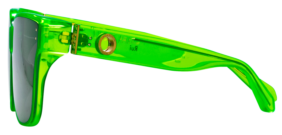 Color_LFL1467C3SUN - Rui Oversized Sunglasses in Lime and Green