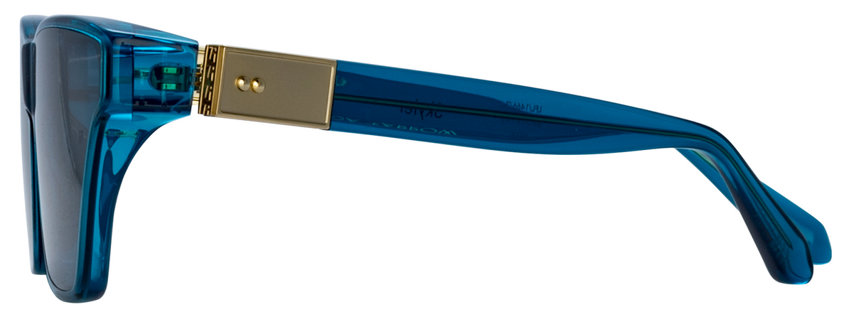 Color_LFL1466C3SUN - Skyler Cat EyeSunglasses in Aqua and Aqua