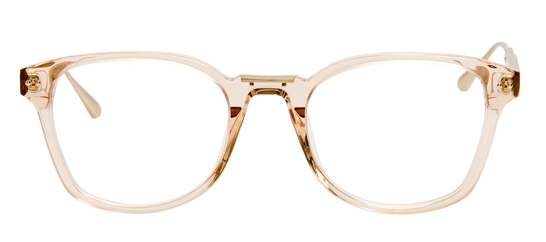 Color_LFL1585C5OPT - Paulson D-Frame Eyeglasses in Nude and Clear