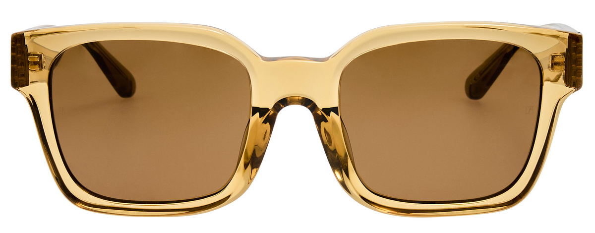 Color_LFL1561C3SUN - Nathan D-Frame Sunglasses in Khaki and Khaki