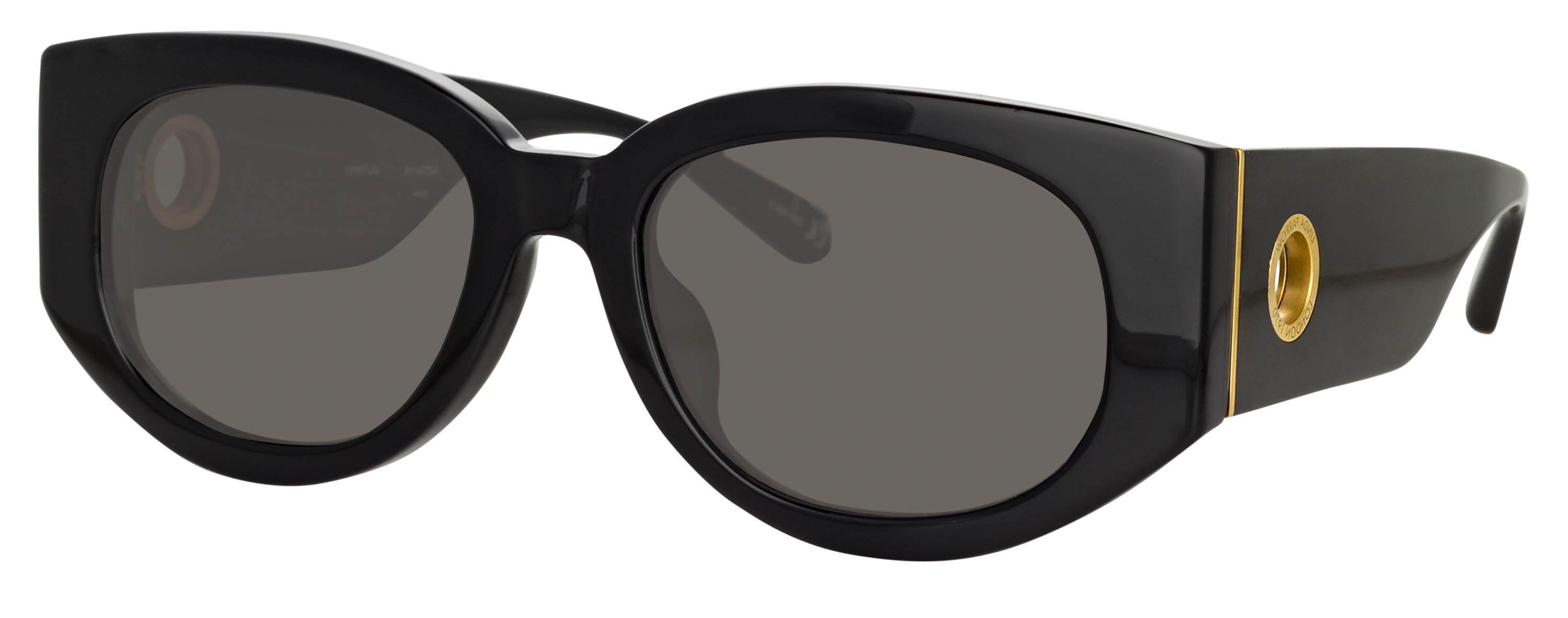 Color_LFLC1059C1SUN - Debbie D-Frame Sunglasses in Black and Grey