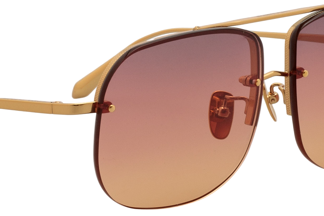 Color_LFL1539C4SUN - Seren Aviator Sunglasses in Yellow Gold and Sunset Grad