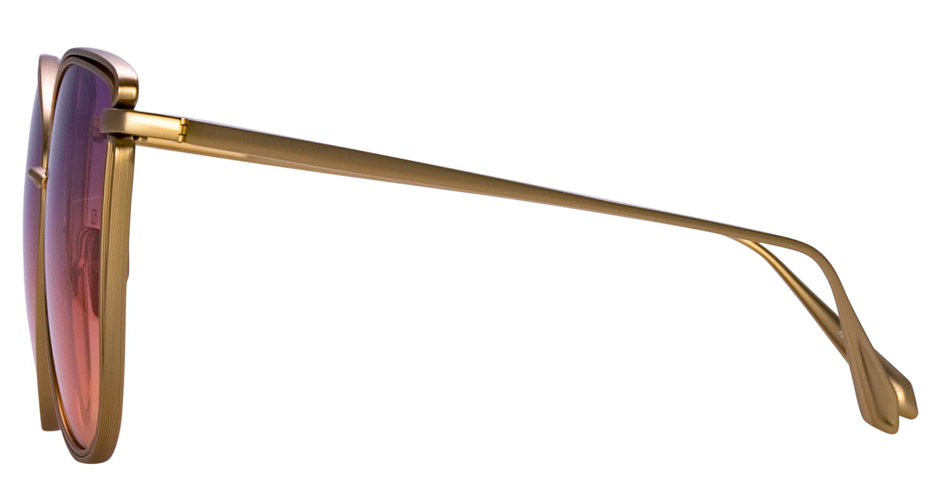 Color_LFL1422C7SUN - Dinah Cat Eye Sunglasses in Matt Champagne
