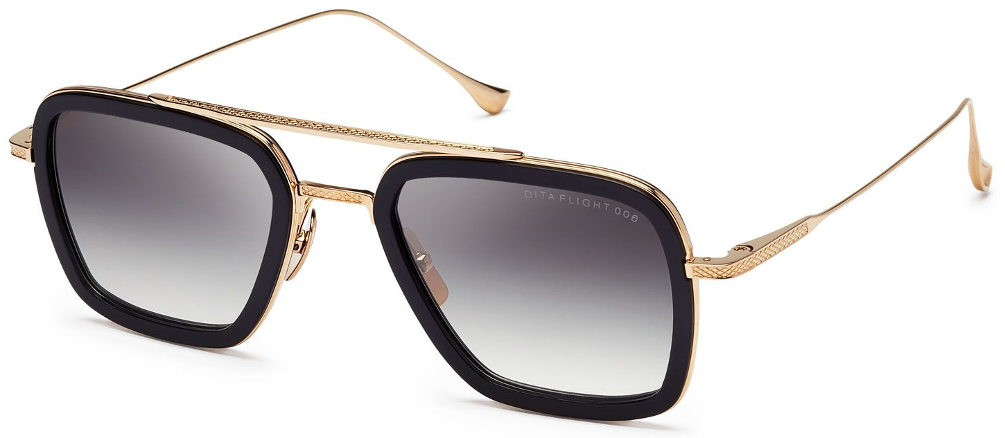 Color_7806-B-BLK-GLD-52 - Black - Gold / Grey Gradient