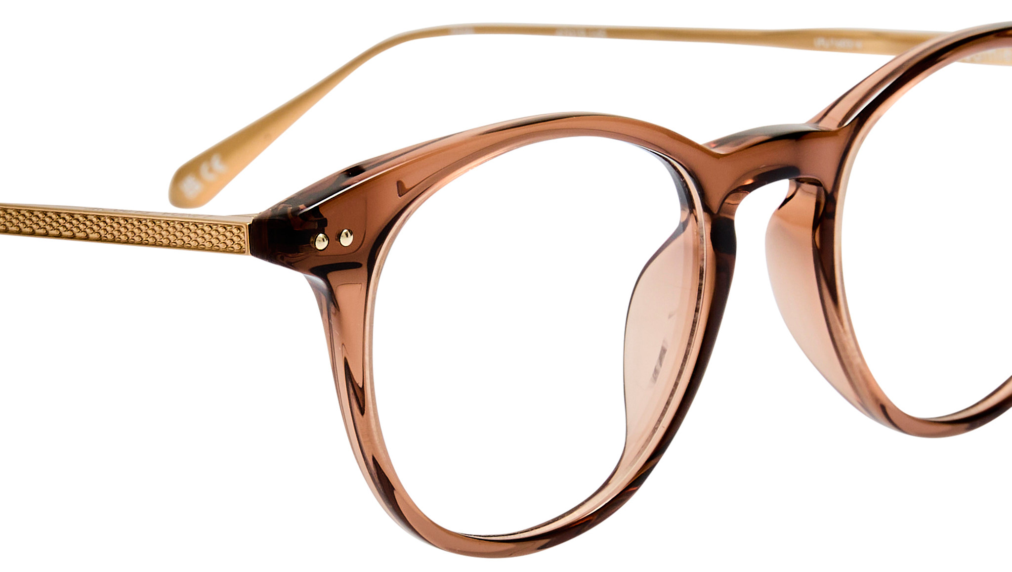 Color_LFL1603C4OPT - Jamie D-Frame Optical Frame in Brown Matt Champagne