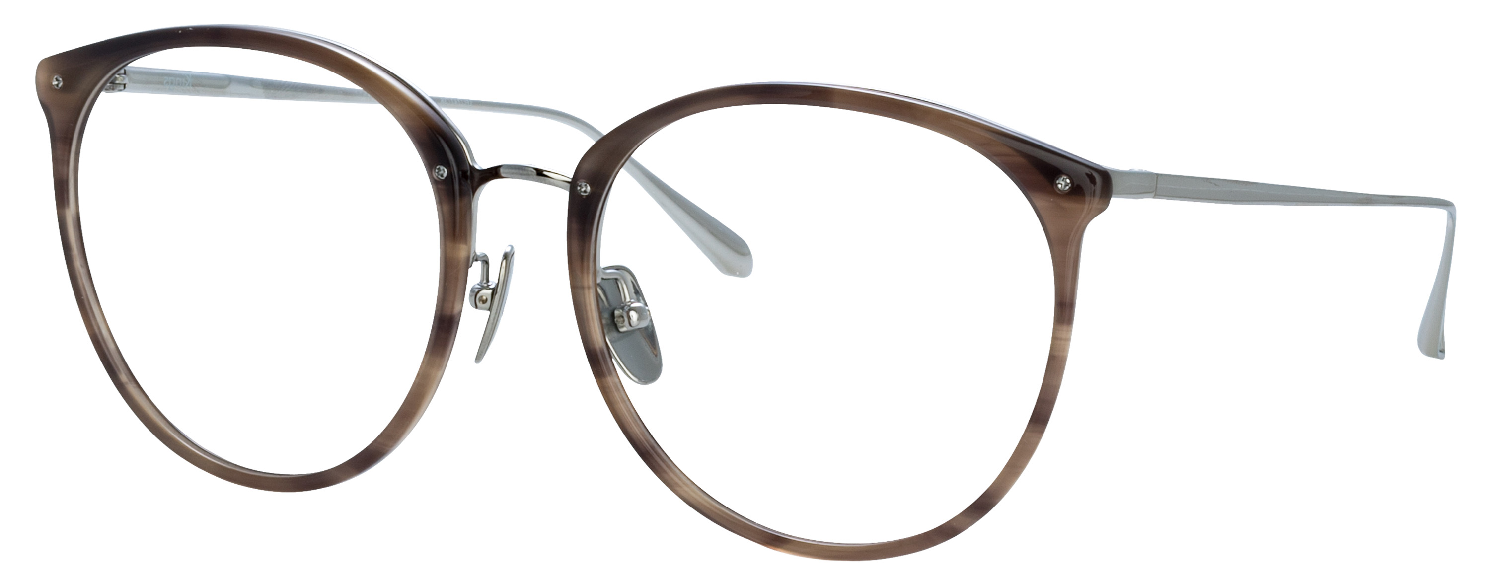 Color_LFL747C38OPT - Kings Oval Optical Frame in Grey Horn