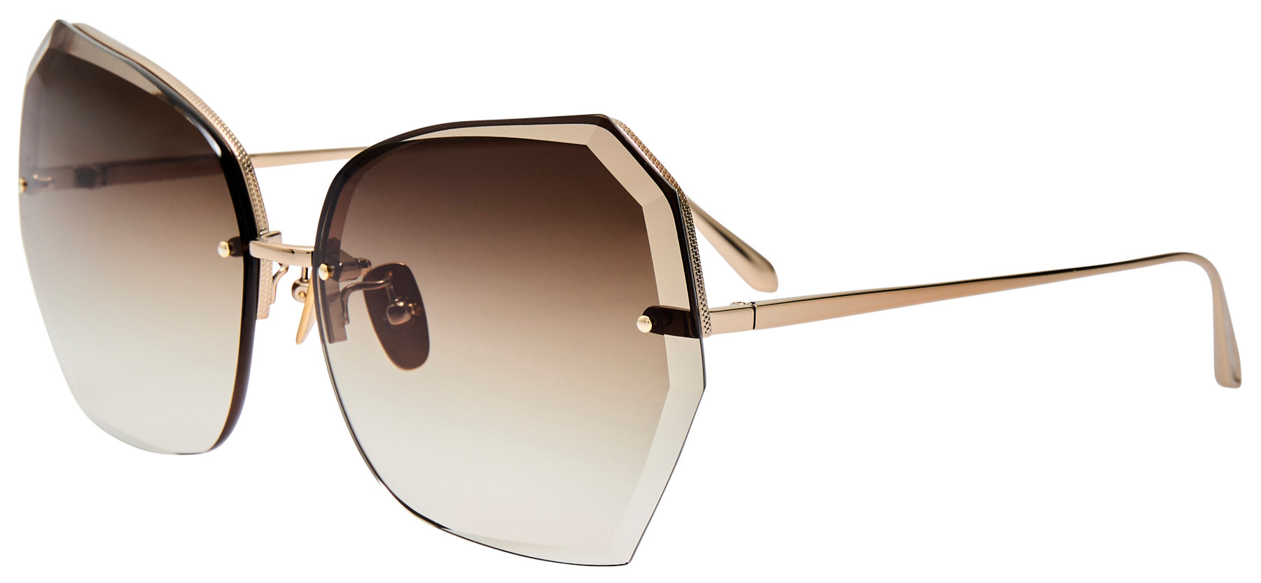 Color_LFL1546C1SUN - Lila Oversized Sunglasses in Light Gold and Mocha