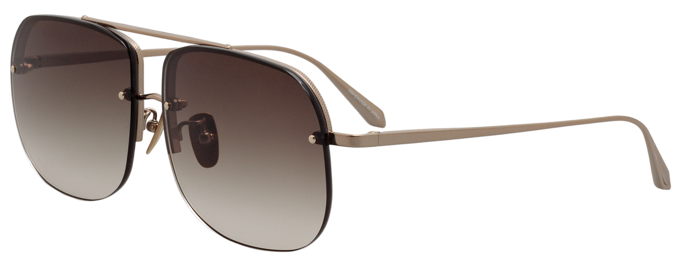 Color_LFL1539C1SUN - Seren Aviator Sunglasses in Yellow Gold and Mocha Grad