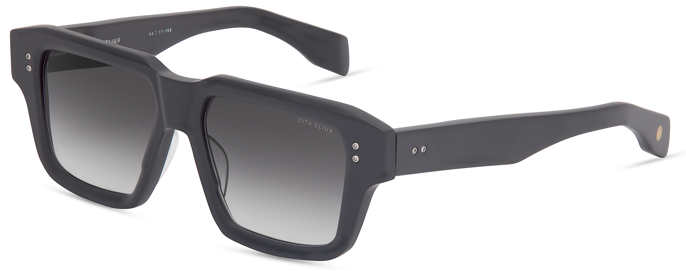 Color_DTS751-A-01 MATTE BLACK / GREY TO CLEAR GRADIENT