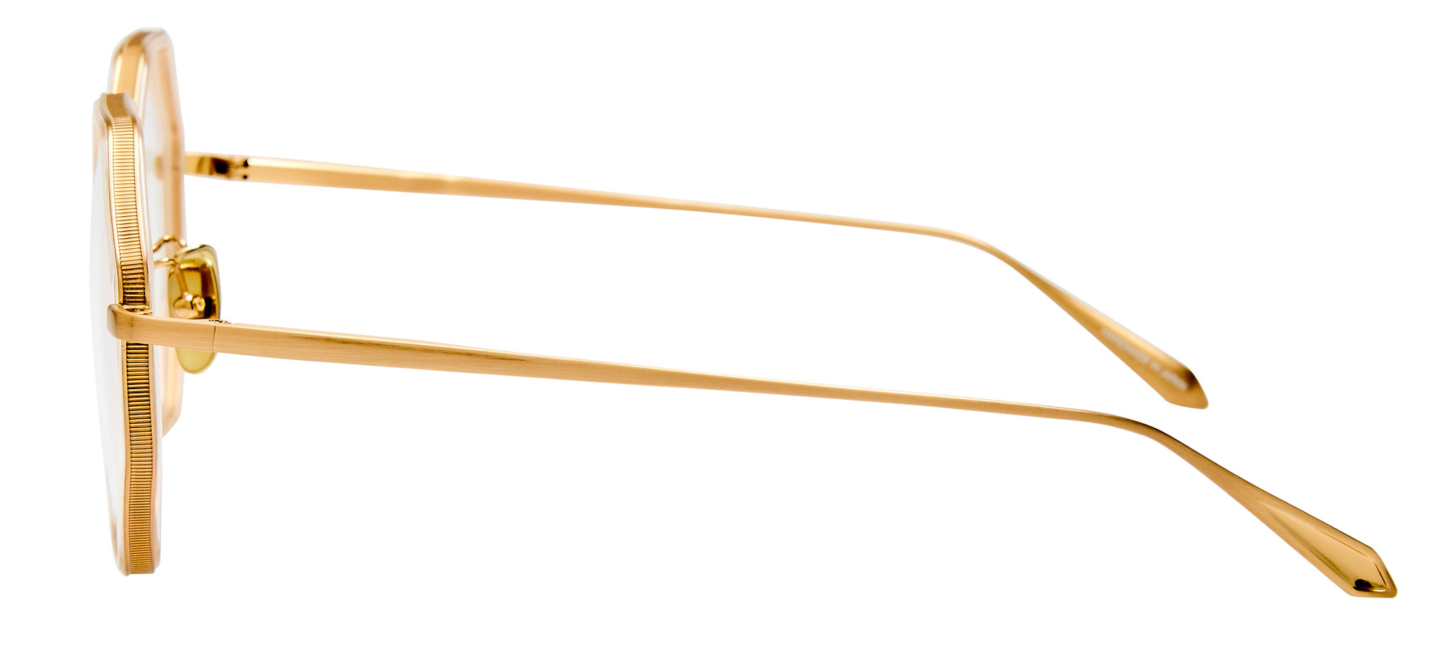 Color_LFL1709C5OPT - Coraline Hexagon Eyeglasses in Titanium Nude and Ash
