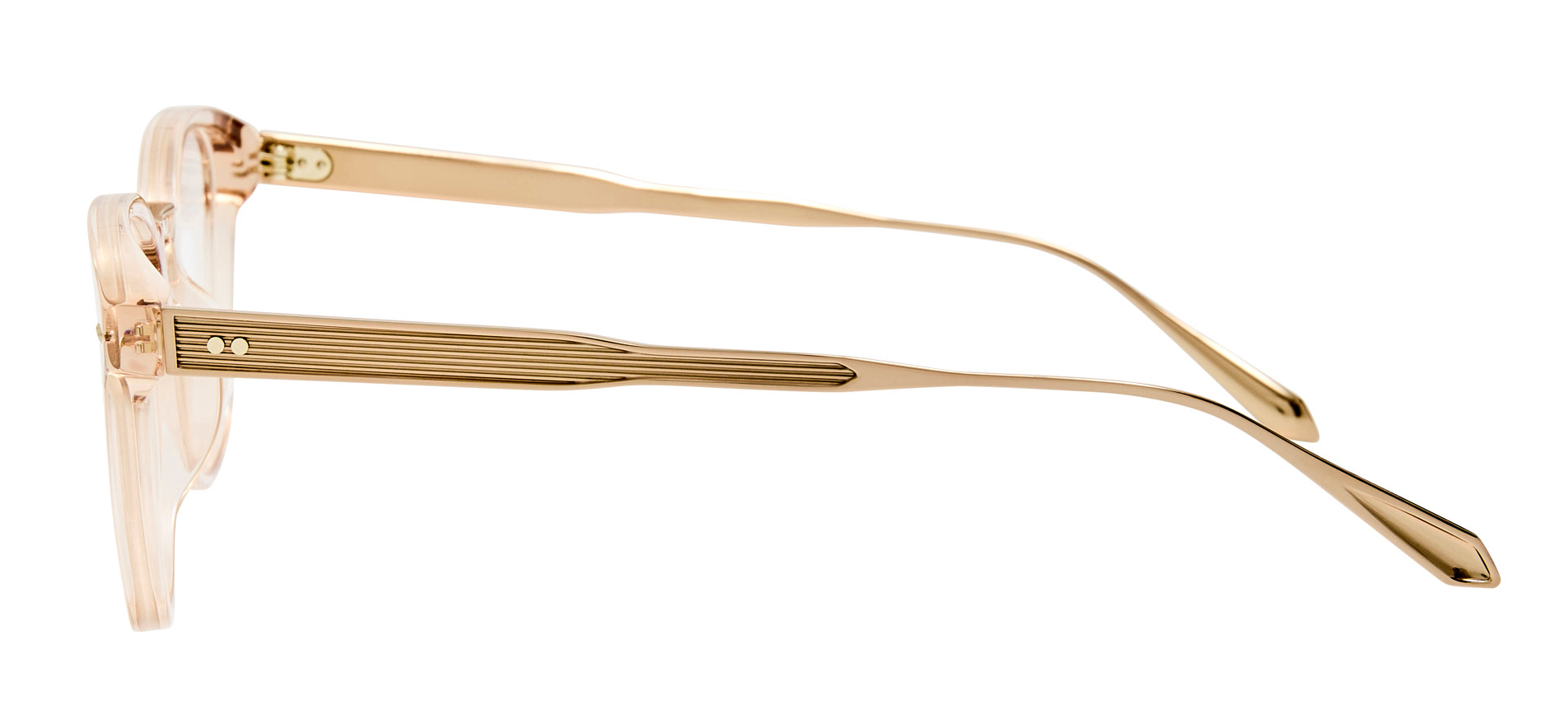 Color_LFL1585C5OPT - Paulson D-Frame Eyeglasses in Nude and Clear