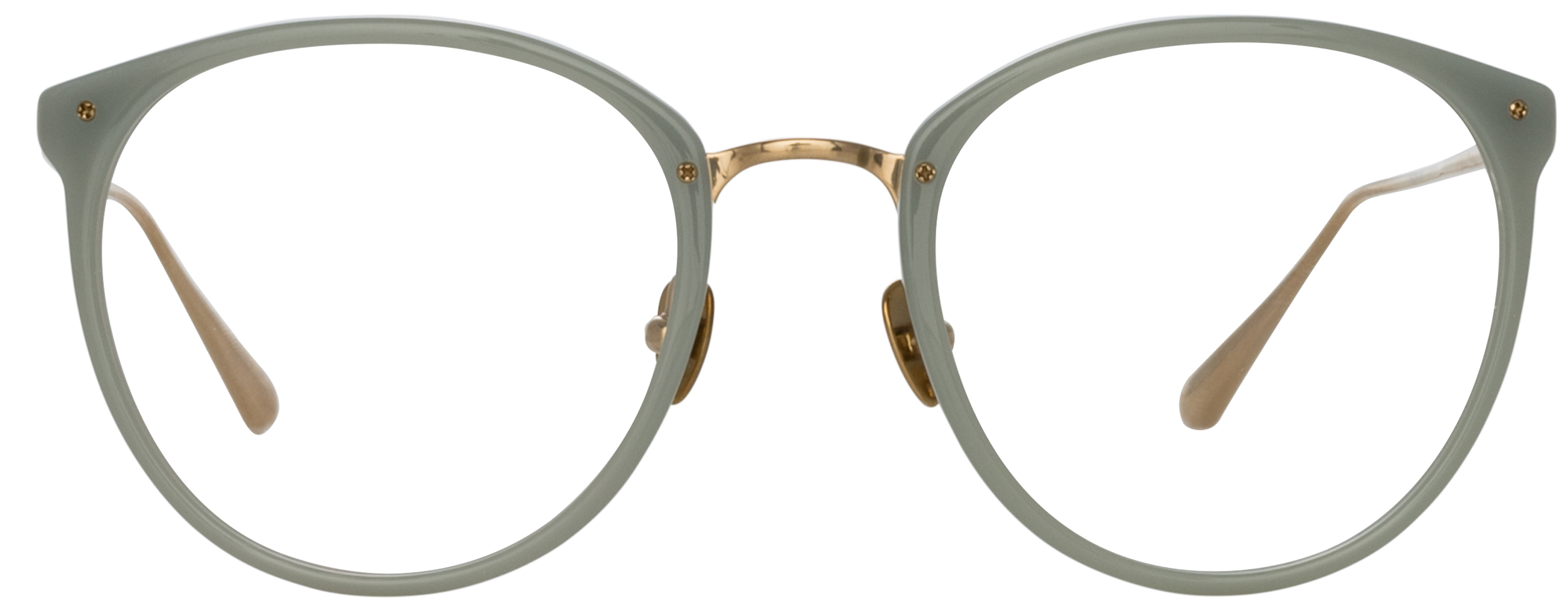 Color_LFL251C91OPT - Calthorpe Oval Optical Frame in Steel / Light Gold