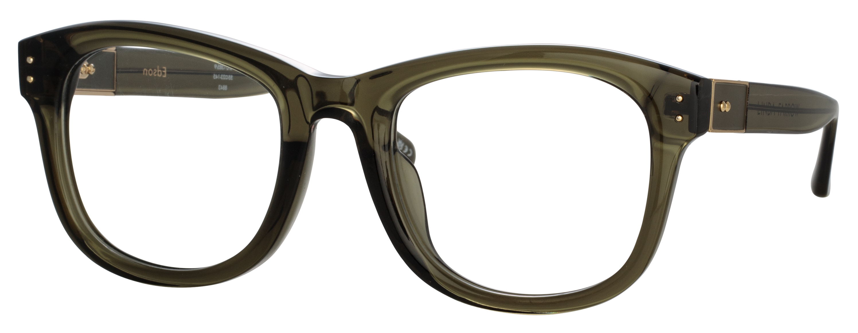 Color_LFL1385C9OPT - Edson D-Frame Eyeglasses in Translucent Green and Clear
