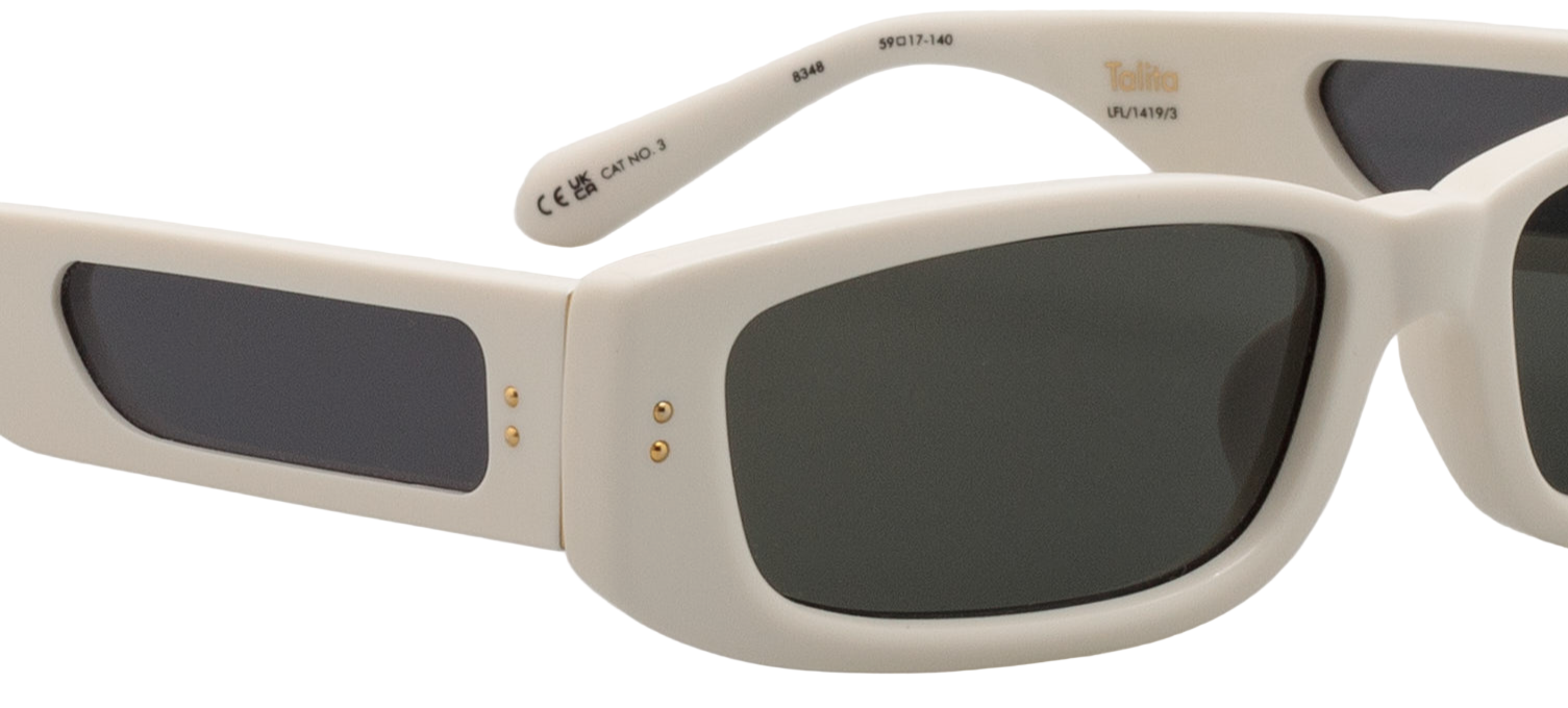 Color_LFL1419C3SUN - Talita Rectangular Sunglasses in White