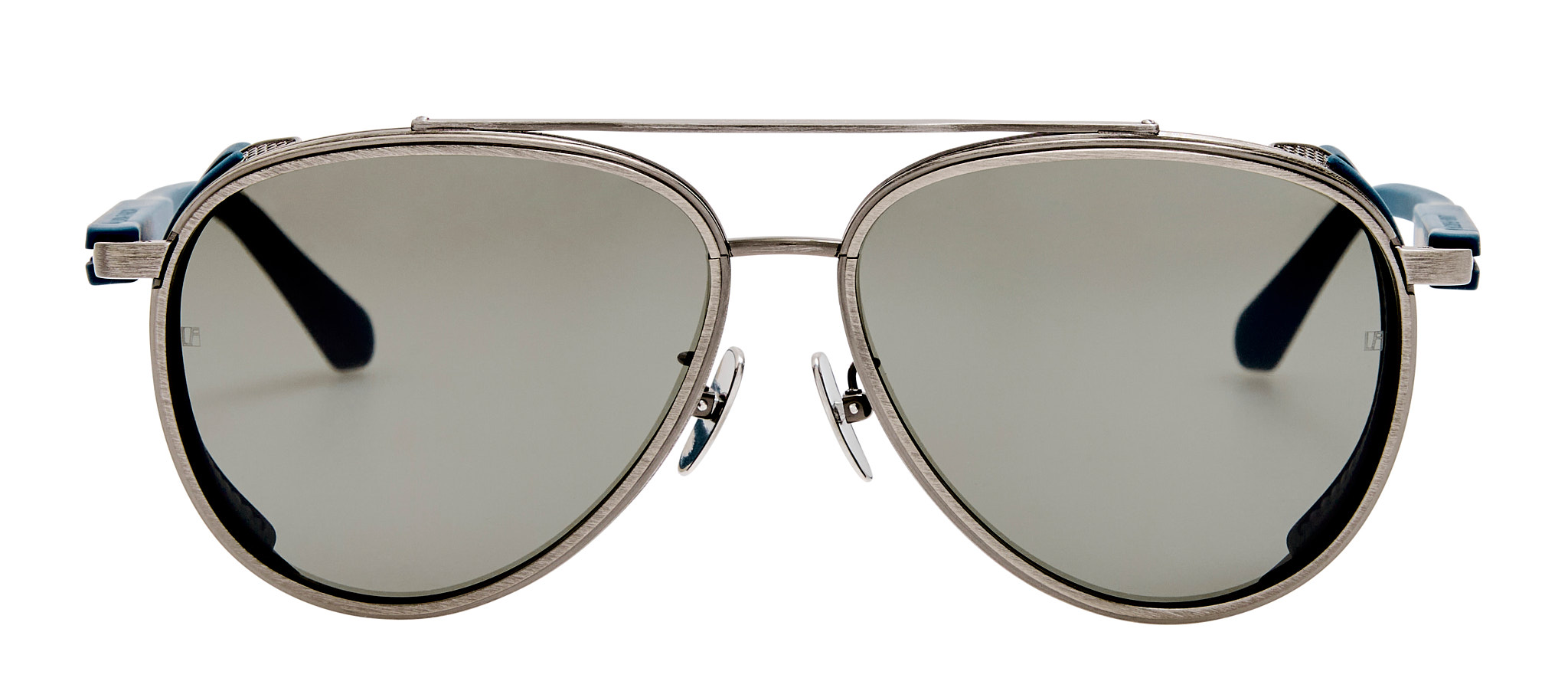 Color_LFL1628C3SUN - Cortes Aviator Sunglasses Antique White Gold and Grey