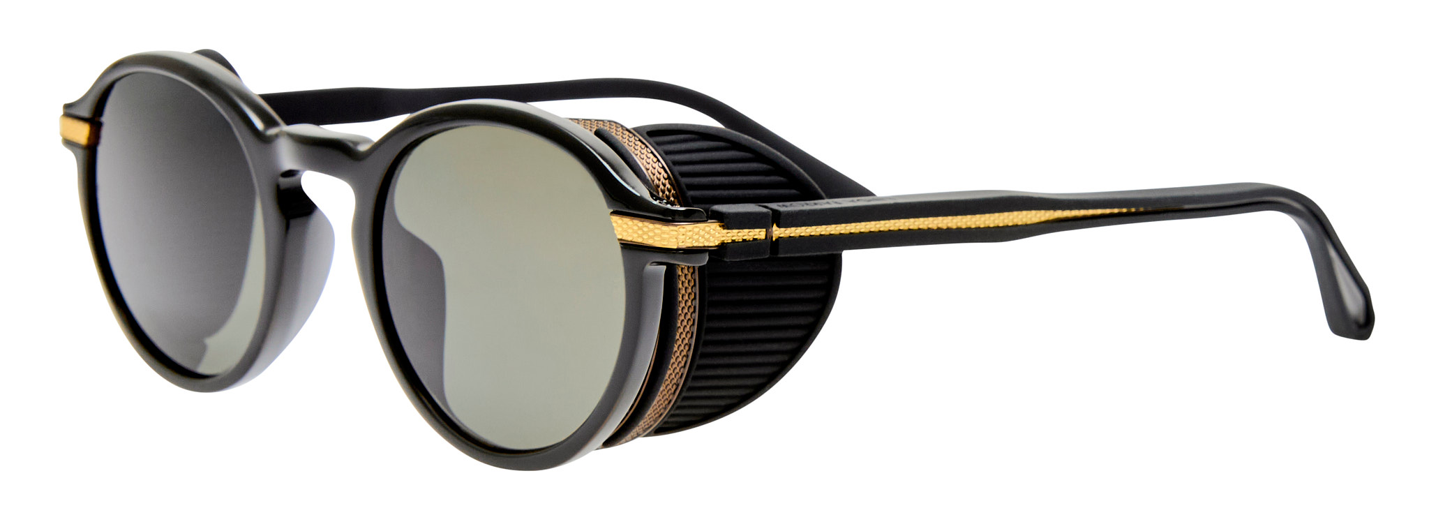 Color_LFL1724C1SUN - Orion Oval Sunglasses Matt Nickel Black and Grey