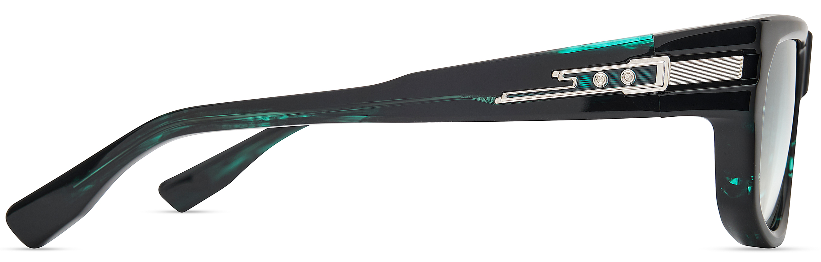 Color_DTS753-A-01 STORM SWIRL-SILVER-GREEN / DARK TURQUOISE TO CLEAR GRADIENT