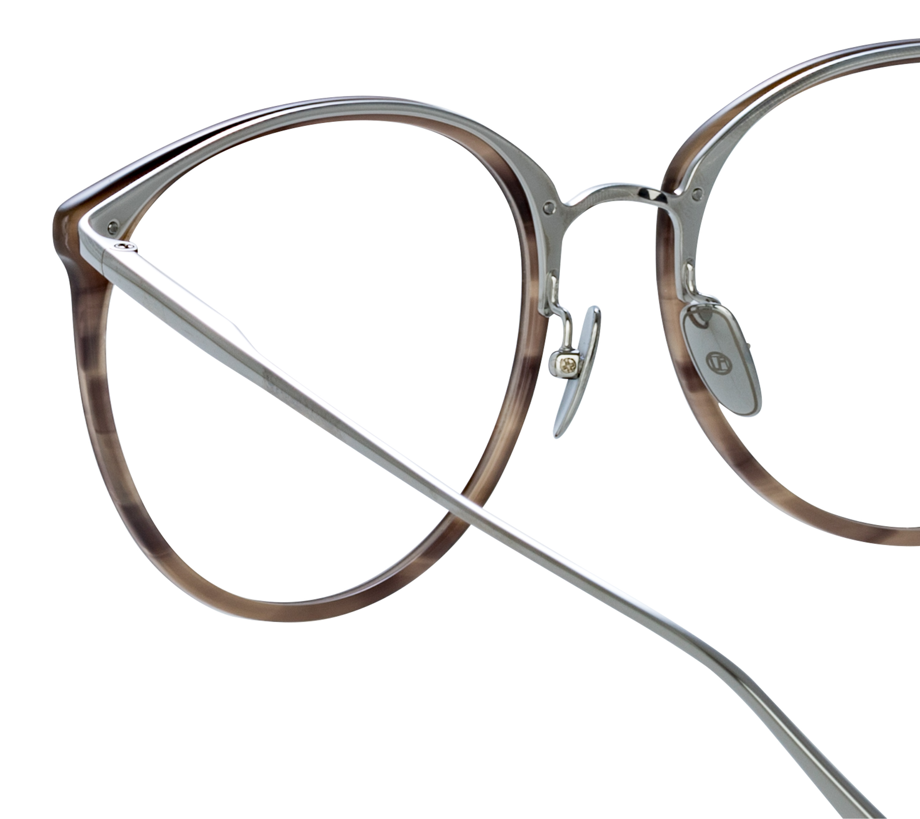 Color_LFL747C38OPT - Kings Oval Optical Frame in Grey Horn