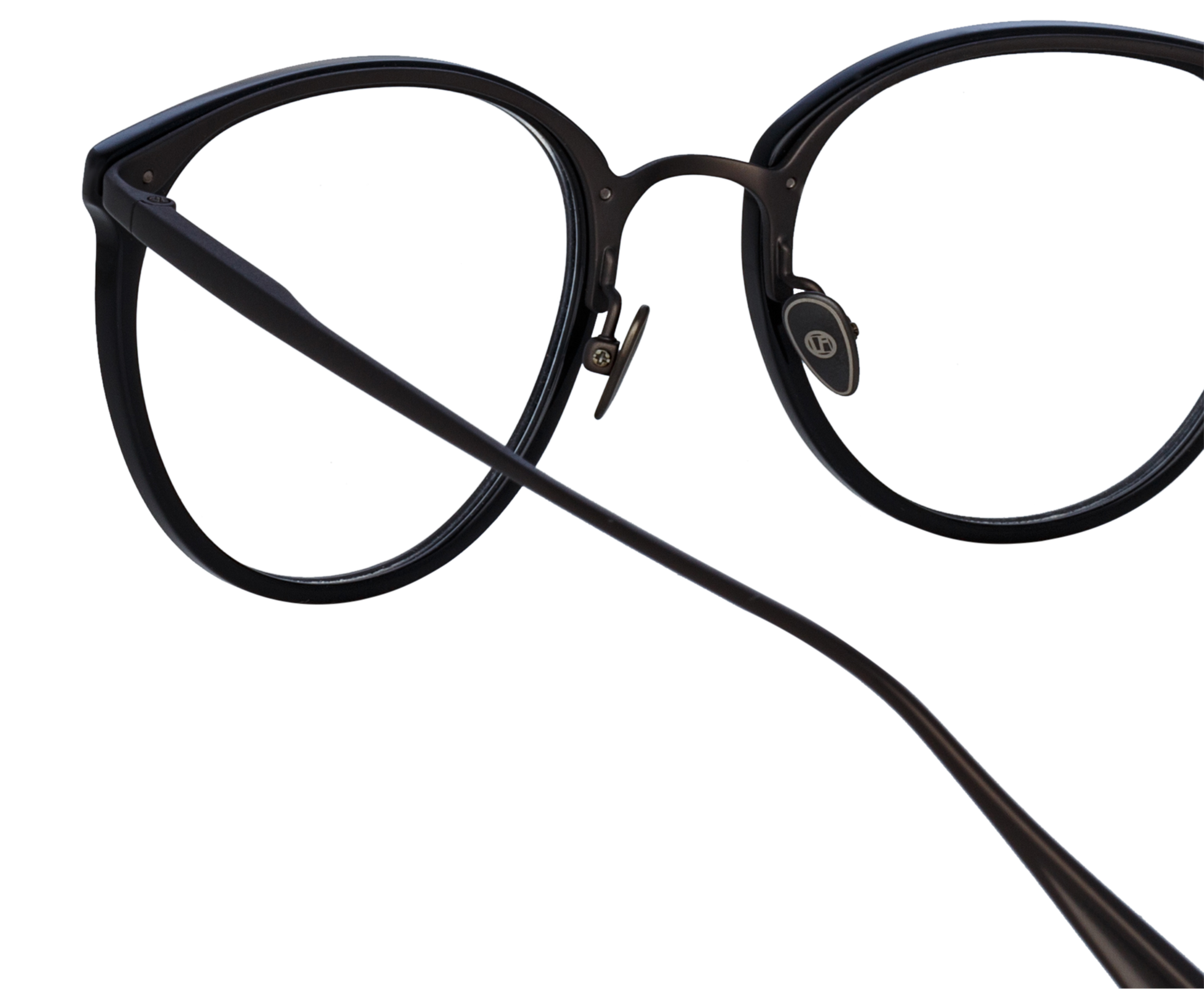 Color_LFL251C82OPT - Calthorpe Oval Optical Frame Black / Matt Black