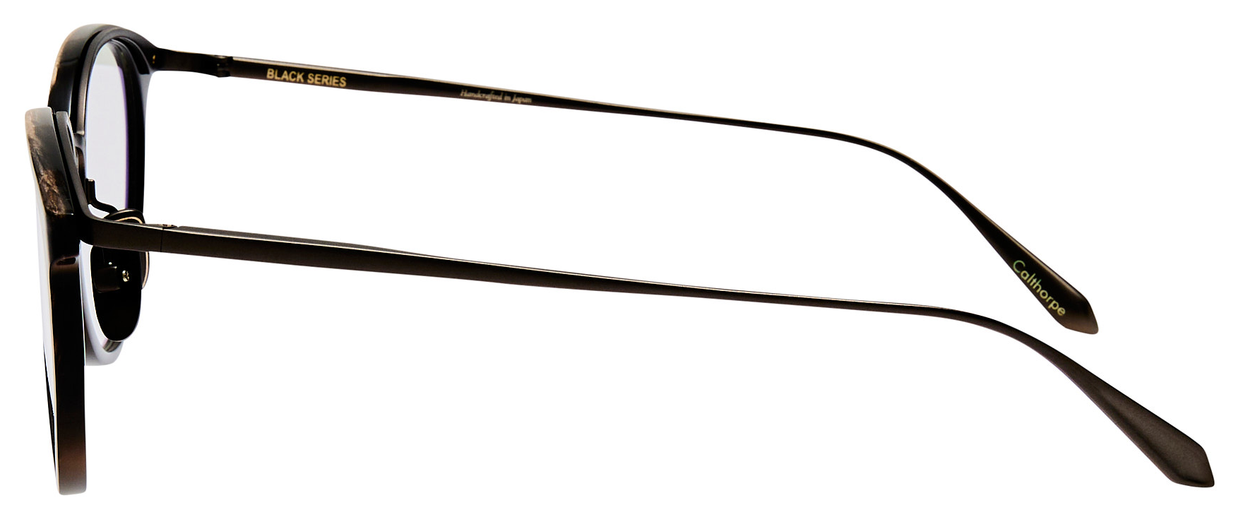 Color_SH001-01 - Calthorpe Oval Optical Frame Bh / Silver 925 - Buffalo Horn